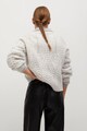 Mango Rosetta kötött pulóver kivágott részletekkel női
