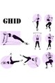 Kondition Dynamic Gym-bar edzőrúd gumiszalaggal, 94 cm női