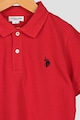 U.S. Polo Assn. Galléros pamutpóló hímzett logóval Fiú