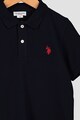 U.S. Polo Assn. Tricou polo din bumbac cu broderie logo Baieti