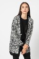 Liu Jo Cardigan din amestec de lana alpaca cu animal print Femei