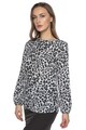 Miss One Bluza cu animal print Femei