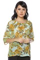 Miss One Bluza semitransparenta cu model floral Femei