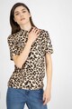 b.young Bluza cu maneci scurte si animal print Femei