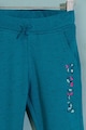 U.S. Polo Assn. Pantaloni sport cu logo brodat Fete