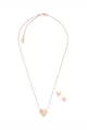 Michael Kors Set de cercei si colier in forma de inima Femei
