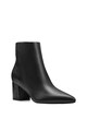 NINE WEST Botine de piele ecologica cu garnituri cu model piele de reptila Iliora Femei