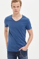 DeFacto Tricou slim fit cu decolteu in V Barbati