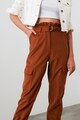 Trendyol Pantaloni cargo cu talie inalta 6 Femei