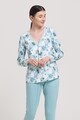 Sofiaman Pijama din amestec de modal cu aplicatii din dantela Clara Femei