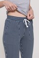 Sofiaman Pantaloni de pijama din amestec de modal cu textura moale Urban Story Femei