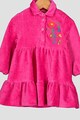 Agatha Ruiz de la Prada Rochie de reiat cu broderie florala Fete