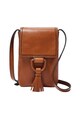 Fossil Geanta crossbody de piele cu canaf Bobbie Femei