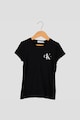 CALVIN KLEIN Tricou slim fit din bumbac organic cu logo Fete