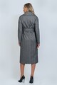 EMA\T Concept Palton din amestec de lana virgina cu model gingham Outdoor Brainstorming Femei