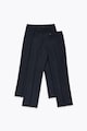 Marks & Spencer Set 2 perechi de pantaloni slim fit, fete, uni, Bleumarin Fete