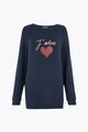 Marks & Spencer Bluza de pijama cu imprimeu text Femei