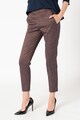 Stefanel Pantaloni crop conici cu buzunare oblice Femei