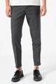 Selected Homme Pantaloni crop conici din amestec de lana Barbati