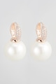 U.S. Polo Assn. Cercei decorati cu perle sintetice si zirconia Femei