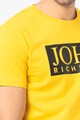 John Richmond Tricou cu decolteu la baza gatului si imprimeu logo Gasher Barbati