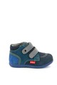 Kickers kids Pantofi din piele nabuc cu model colorblock Fete