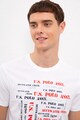 U.S. Polo Assn. Tricou de bumbac cu imprimeu text Barbati