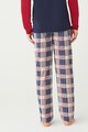 U.S. Polo Assn. Pizsama logós és kockás mintával férfi