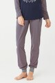 U.S. Polo Assn. Pijama cu model in dungi si logo Femei