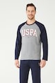 U.S. Polo Assn. Pijama cu maneci raglan Barbati