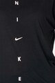 Nike Tricou crop cu Dri-Fit, supradimensionat, pentru fitness Femei