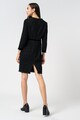 L.K. Bennett Sparkle tweed ruha bársonyos szegélyekkel és flitterekkel női