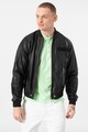 Diesel Jacheta bomber de piele cu aplicatie logo L-Pins-A Barbati