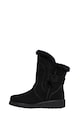 Skechers Cizme wedge mid-calf de piele intoarsa Keepsakes, Negru Femei