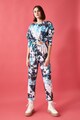 Trendyol Set de bluza si pantaloni sport cu model tie-dye Femei