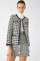 KOTON Sacou cu model houndstooth si buzunare decorative Femei