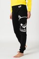 Moschino Pantaloni de pijama cu imprimeu logo Femei