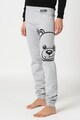 Moschino Pantaloni de pijama cu imprimeu logo Femei