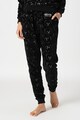 Moschino Pantaloni de pijama cu model monograma Femei