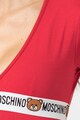 Moschino Rövid ujjú body logós részlettel női