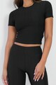 Missguided Tricou crop cu aspect texturat Femei