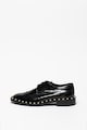 Twinset Pantofi din piele cu model brogue si decorati cu perle Stringata Femei