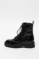 Steve Madden Ghete de piele ecologica cu model piele de reptila si aspect lacuit Tornado Femei