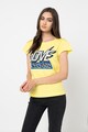 Love Moschino Tricou cu imprimeu logo supradimensionat Femei
