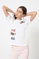 Love Moschino Kerek nyakú póló logóval női