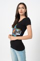 Love Moschino Tricou cu aplicatii din paiete Femei