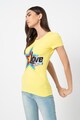 Love Moschino Tricou cu aplicatii din paiete Femei