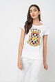 Love Moschino Kerek nyakú póló logómintával női