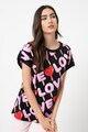 Love Moschino Bő fazonú póló logós mintával női