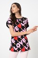 Love Moschino Bő fazonú póló logós mintával női